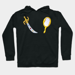 Space Sword & Deep Aqua Mirror Hoodie